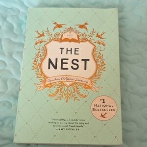 The Nest Paperback Novel - Mint Green & Peach Cover